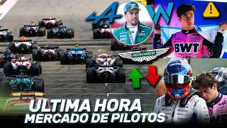 ¡¡ULTIMA HORA MERCADO de PILOTOS!! El INTERCAMBIO COLAPINTO - ALONSO - SAINZ