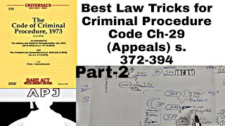 Best Law Tricks for CrPC Ch-29 (Appeals) s. 372-394 Part-2