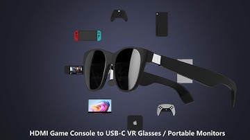 Connect Your HDMI Game Console (PS5 XBOX Switch Steam Deck Dock) to USB C Display and AR Glasses