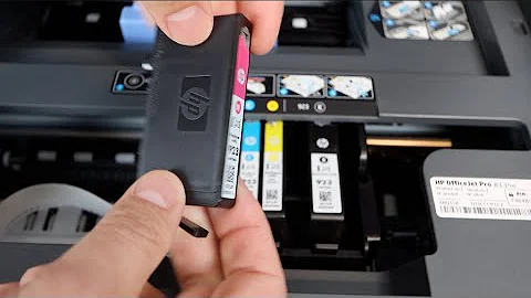 Ink Install Tutorial -  Hp Officejet Pro 8135e
