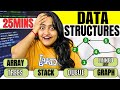 🚀 Master Data Structures in Just 25 Minutes – Easy for Beginners (with Code!)