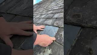 The Gold Standard Slate Repair | How a Proper Slate Roof Repair Should Be Done