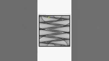 Moire pattern. Creative Coding. Ep.39 Art Tutorial with Processing. #art #lineart #plotter