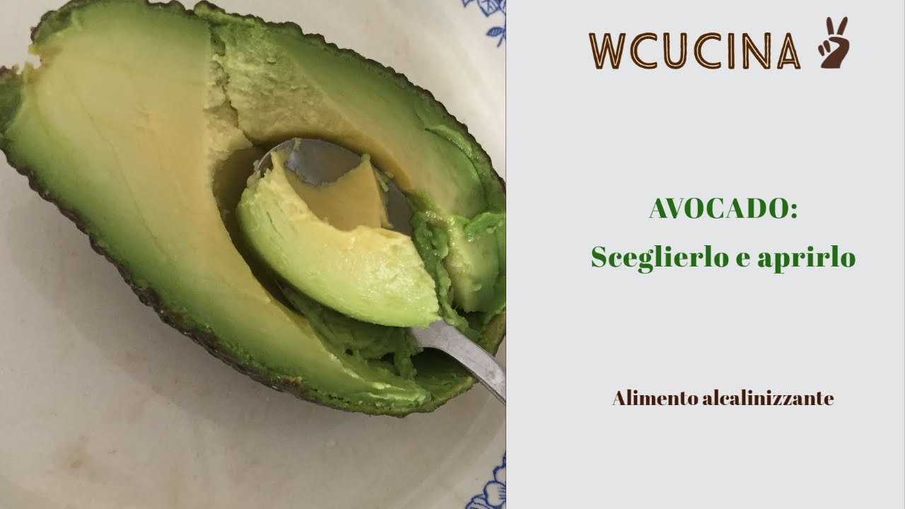 COME APRIRE UN AVOCADO e come capire se è maturo - YouTube