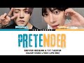ENHYPEN HEESEUNG X TXT TAEHYUN PRETENDER Cover Colour Coded Lyrics JPN ROM ENG