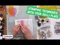 Stamping with your gelli plate by leonie pujol at hochanda  the home of crafts hobbies and arts