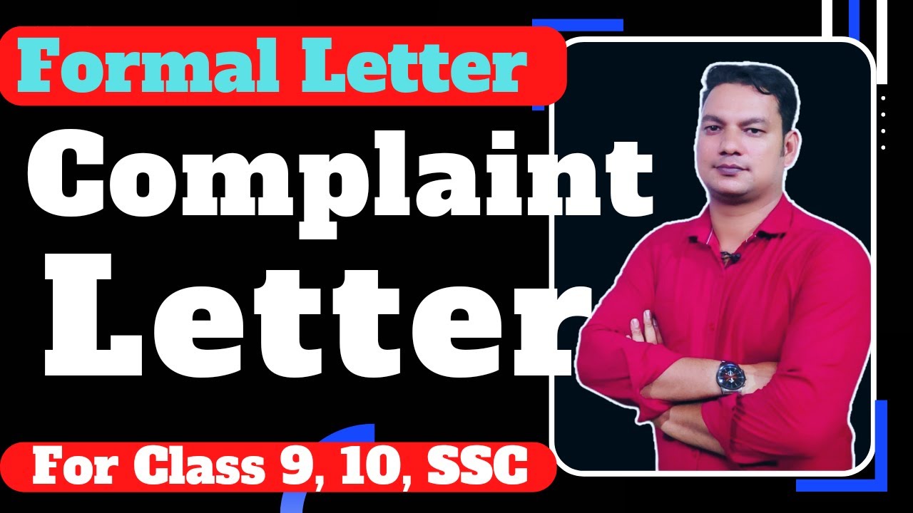 Complaint Letter || Formal Letter || একটা দিয়ে লেখা যাবে অনেক গুলো  কম্পেলেন্ট লেটার - Youtube