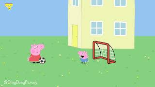 Peppa breaks window ⚽🪟