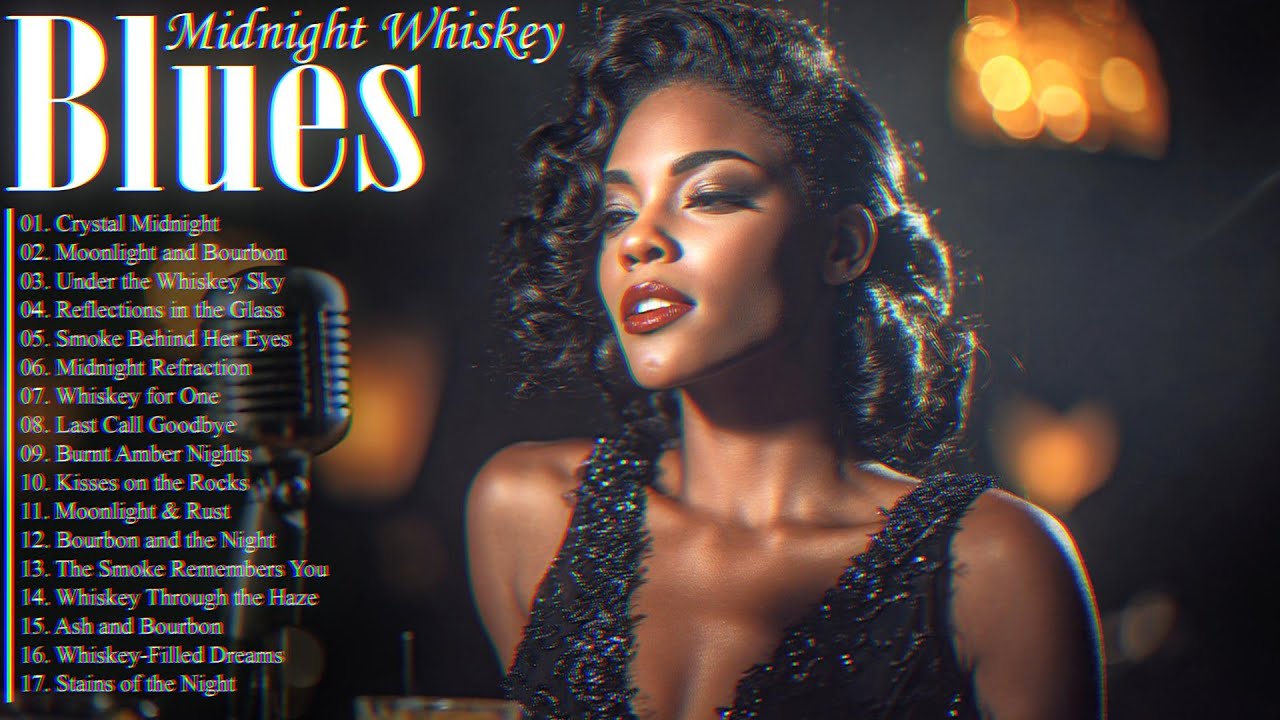Midnight Whiskey Blues | Slow Blues Music Compilation for Relaxing & Drinking