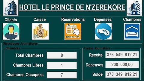 Application Complete: Gestion Hotel en C#