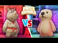 Gang Beasts But With CUTE Animals! -  Husband vs Wife