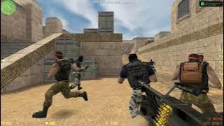 Counter Strike: Condition Zero - De Dust CZ - Gameplay 'Terrorist Forces' (with bots) No Commentary