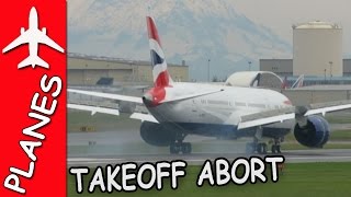 BOEING 787 DREAMLINER REJECTED TAKE OFF
