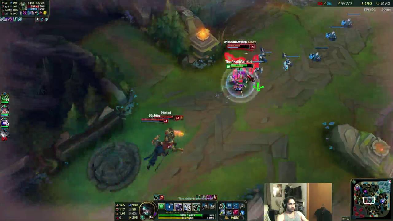 Desu on smurf ranking! (S2--High gold elo) - AKALI (Part 3)