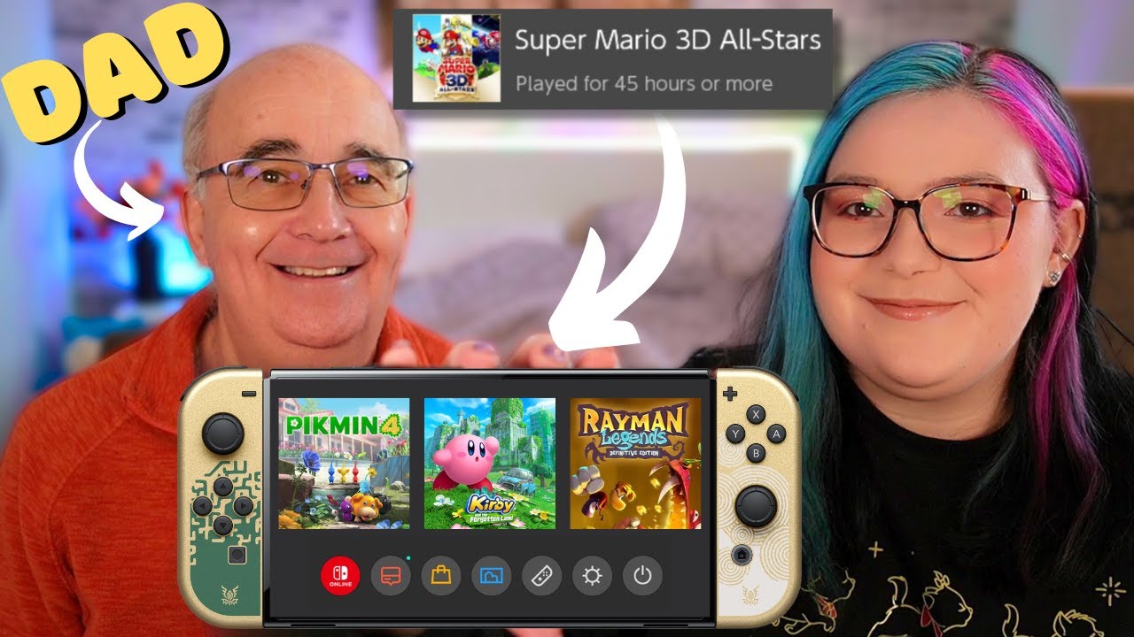 My Dad's TOP Nintendo Switch Games of ALL TIME! (As a Long-time Nintendo Fan)