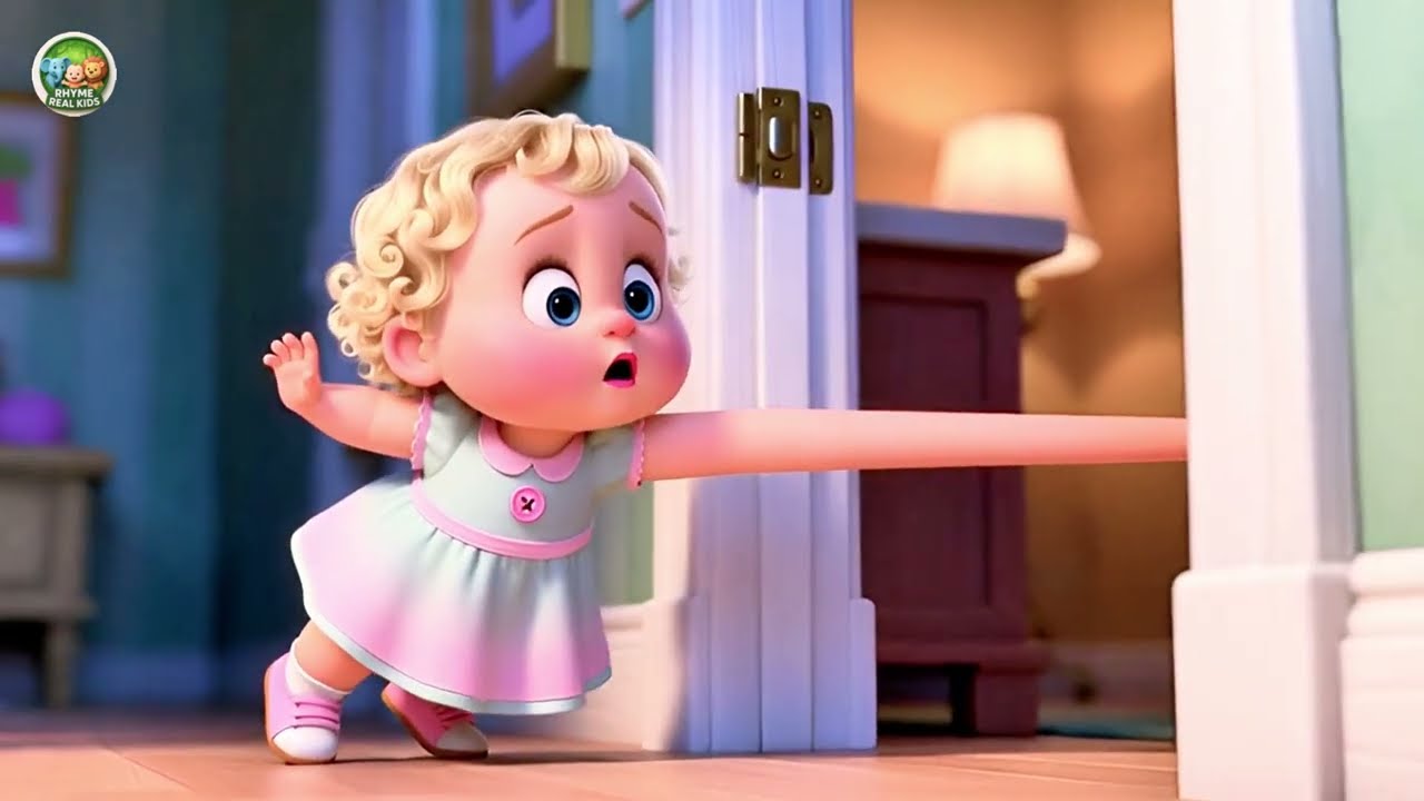 Baby and the Door 🚪🎶 Fun Exploration & Learning Song for Kids | Nursery Rhyme