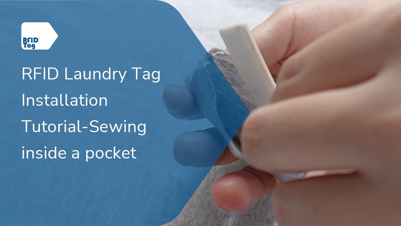 RFID Laundry Tag Installation Tutorial-Sewing Inside A Pocket