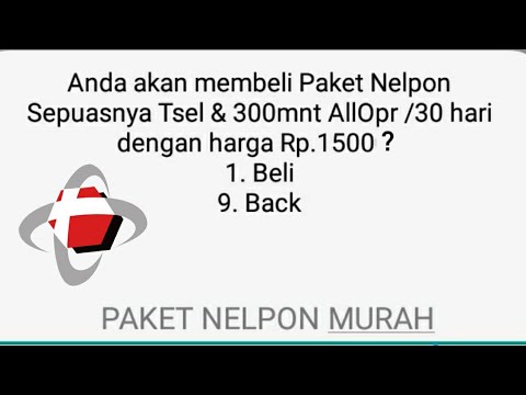 Kode Dial Paket Nelpon Murah Telkomsel 2020 Youtube