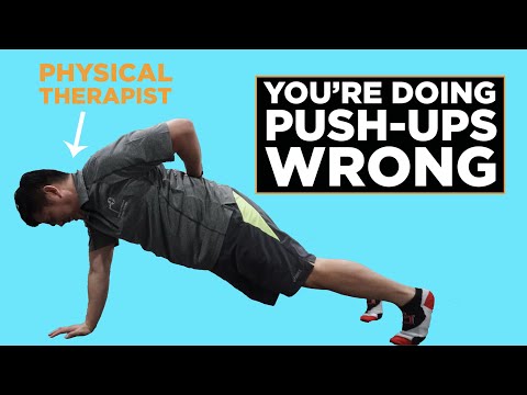 You've Been Doing Push Ups WRONG! | How To Do Wall Push Ups