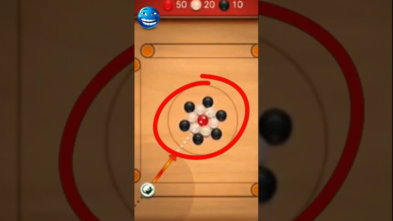 Лучший удар в карром-пуле 😘 