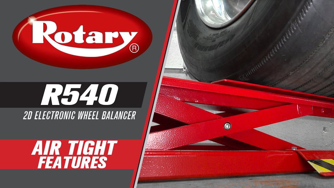 Rotary R540 HD Wheel Balancer: Air Tight