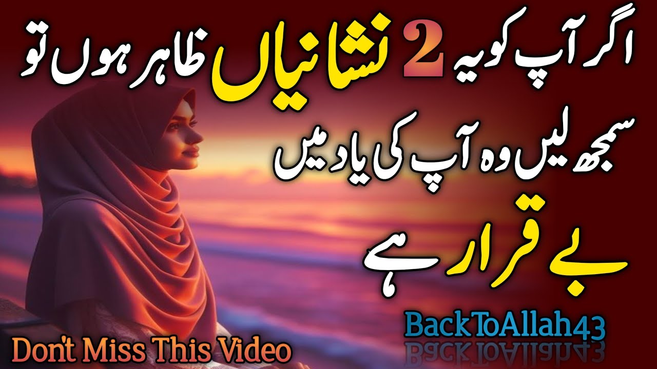 Do Nishaniyan Jo Batayen wo Bekarar Hai