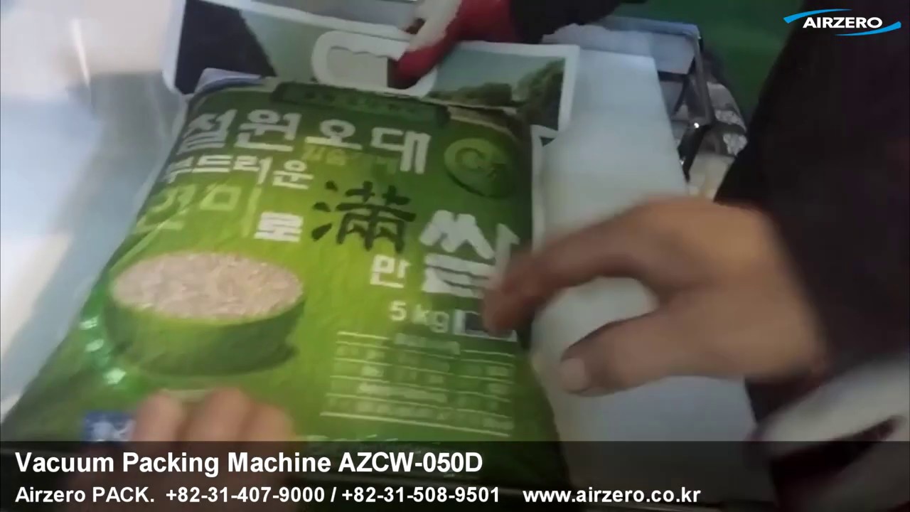 Rice Vacuum Packing AZCW-050D Double Chamber Type Vacuum Packaging Machine