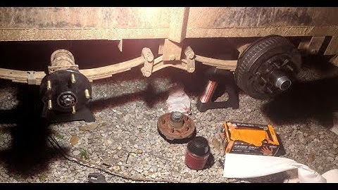 Trailer Project Installing Dexter Nev R Adjust Trailer Brakes and Idler Hubs