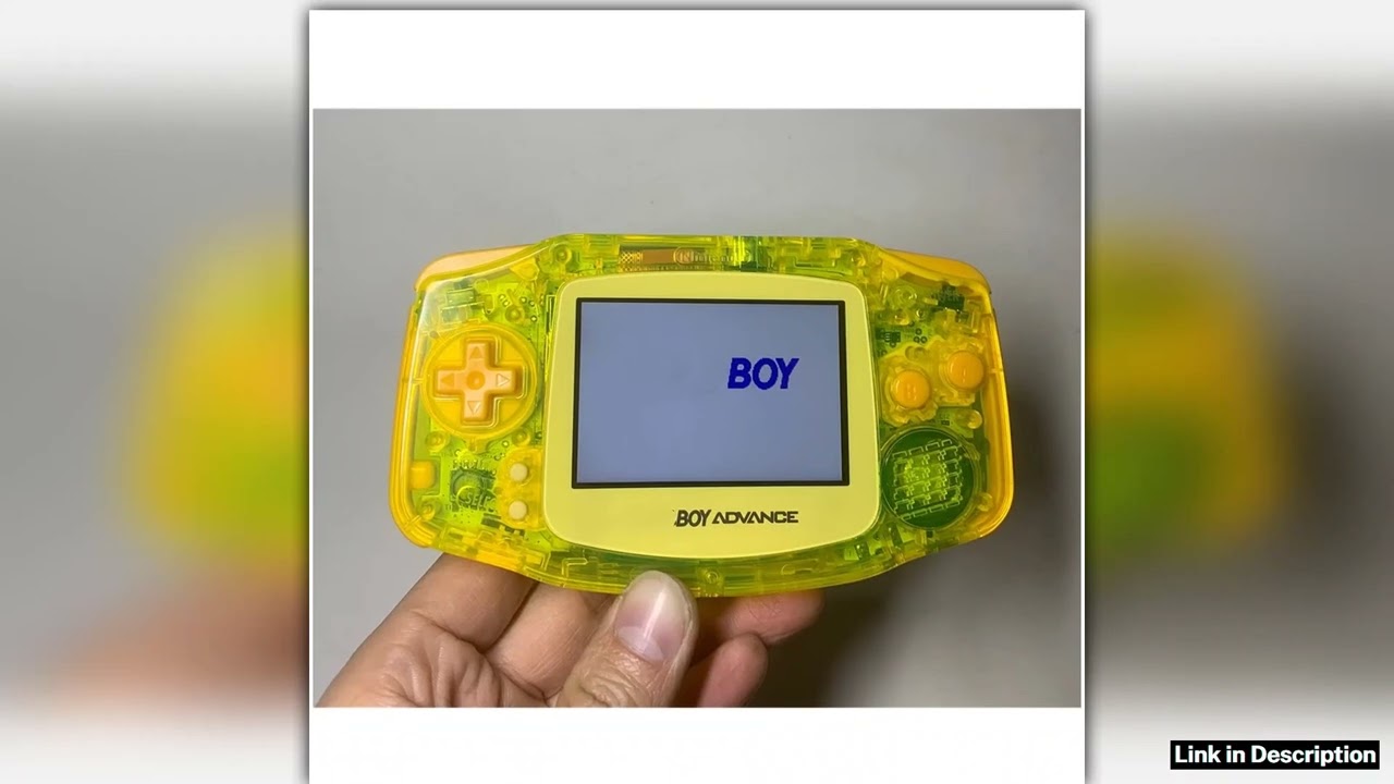GBA Handheld Gaming Console Highlight IPS Screen Display and A Brand New Controller Housing for Nin