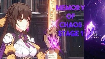 Memory of Chaos Stage 1! 3⭐ | Honkai Star Rail 1.0