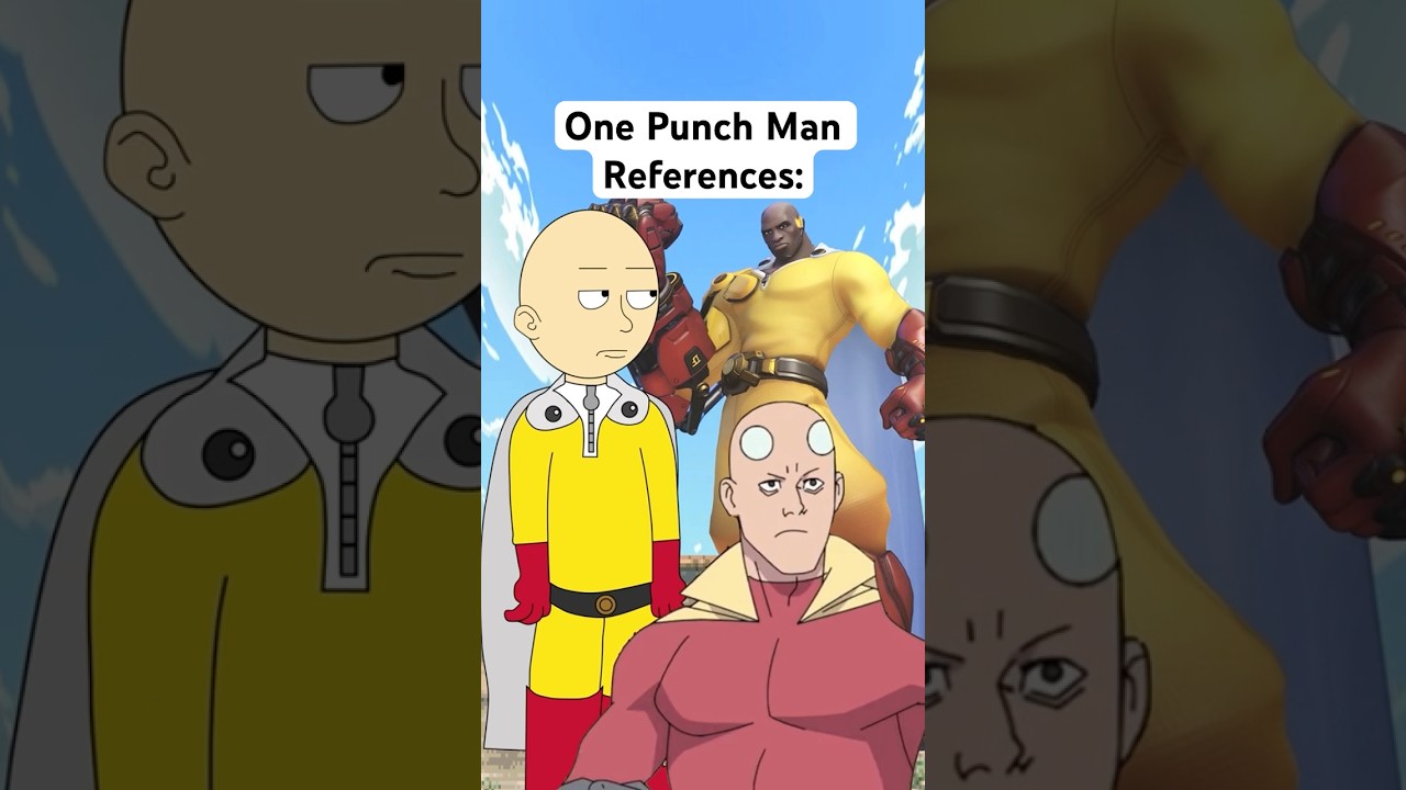 Упоминания One Punch Man в других медиа: 