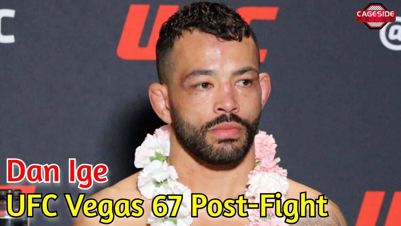 UFC Vegas 67: Dan Ige Details Victory Over Damon Jackson, Tells People ...