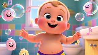Potty Time Joy with Baby 🚼🎵 | Fun Learning & Hygiene Song for Toddlers | Cute Baby Routine Rhyme