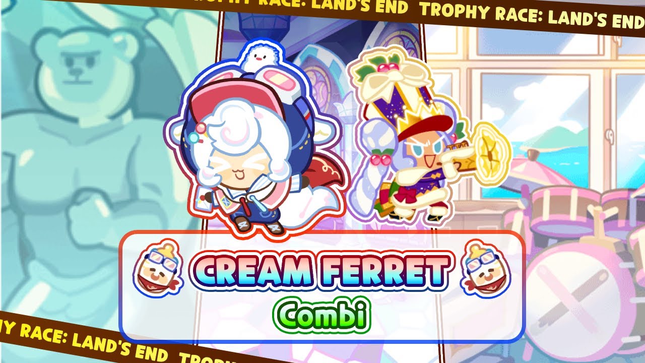[Land's End] Cream Ferret Cookie Combi!