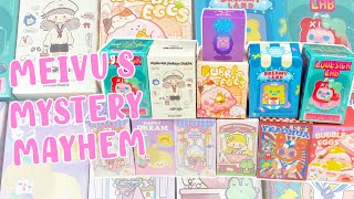 Let's Open 12 Blind Boxes from KikaGoods! BUBBLE EGGS, SHINWOO GHOST BEAR, MOLINTA, RICO! | MMM ♡