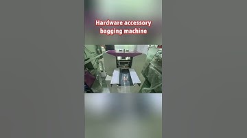 Hardware accessory bagging machine #packagingmachine #packaging #pillowpackingmachine #machine