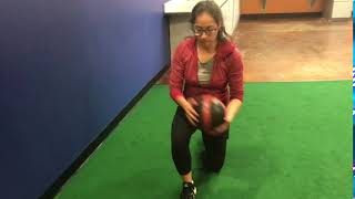 Half Kneeling Rot Fake Slam