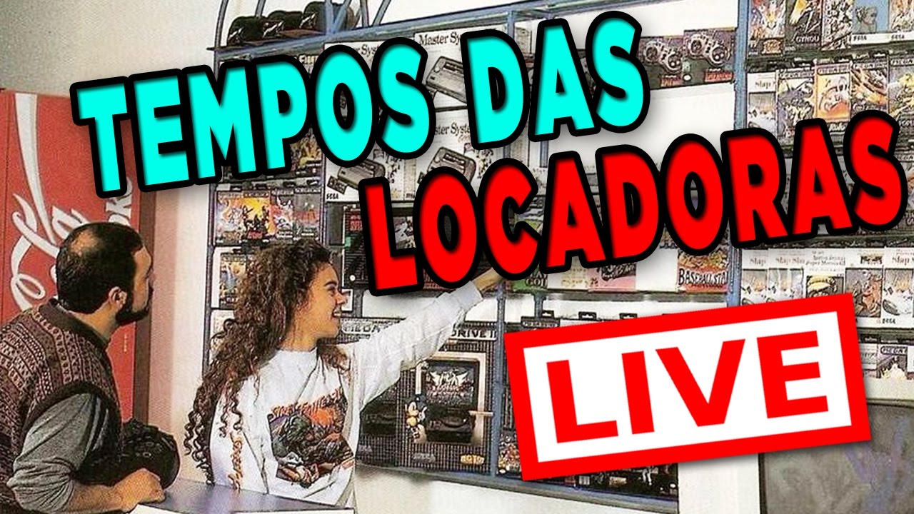 Tempo das Locadoras de Videogame - Bate Papo ao Vivo com WarpZone e Snestalgia! - Você é dos tempos das locadoras? Então participe deste bate-papo nostálgico com a gente!