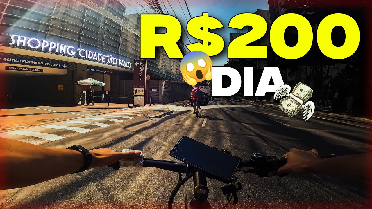 MAIS DE R$200 EM UM DIA NO IFOOD DE BIKE?? | entregas de bike pelo ifood