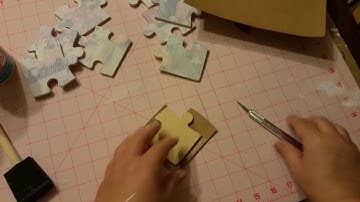 Altered Puzzle Piece Project - Step 3