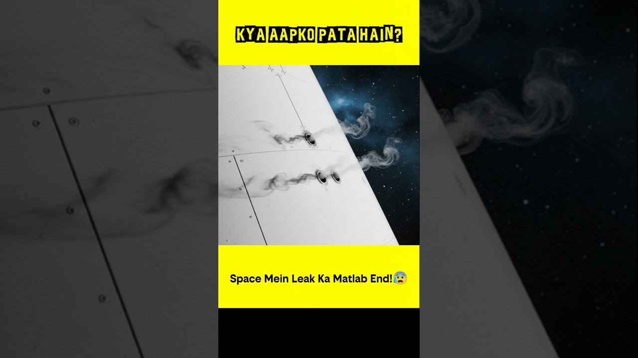 Antariksh Mein Chhota Sa Hole Bhi Jaanlewa! 💀 #spacefacts #factoholic #spaceknowledge #thefact #fyp