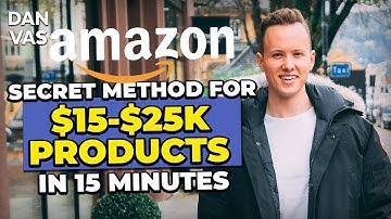 SECRET Amazon FBA Product Research Technique That Found Me $15,000-$25,000 Products In 15 Minutes!