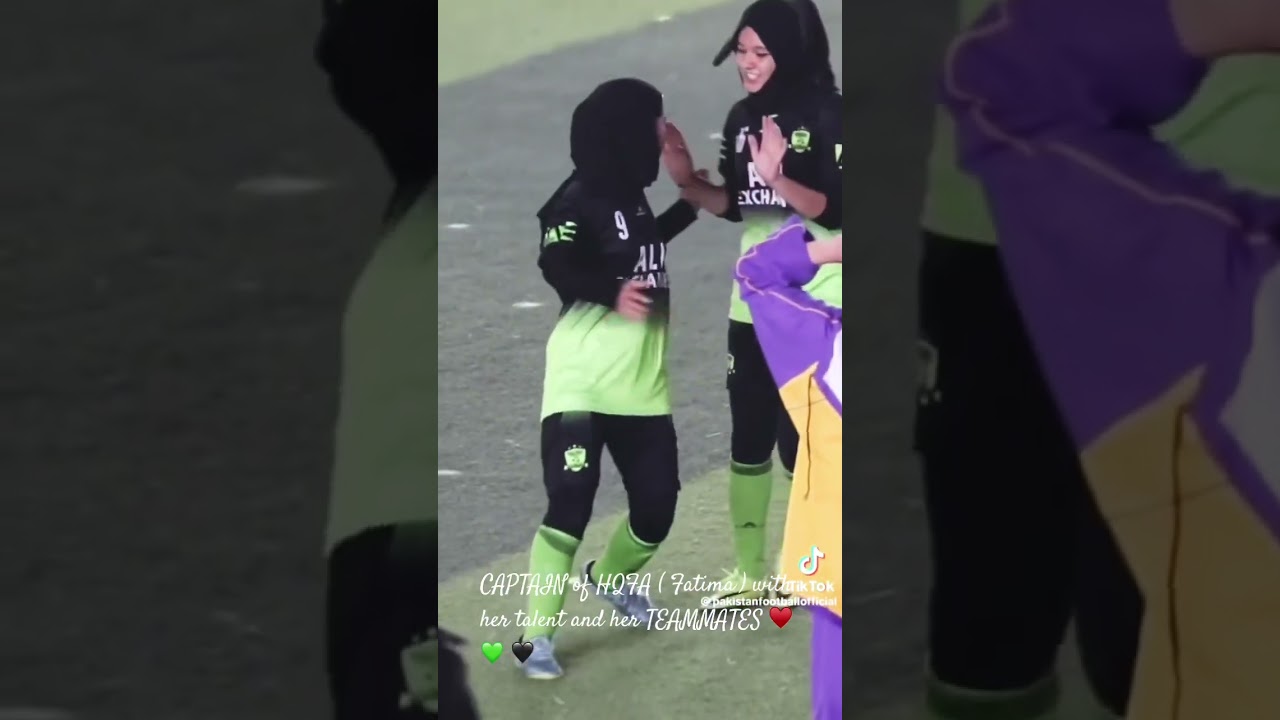 Captain of HQFA girls ( FATIMA ) with her talent & TEAMMATES 🖤 ♥️ 💚