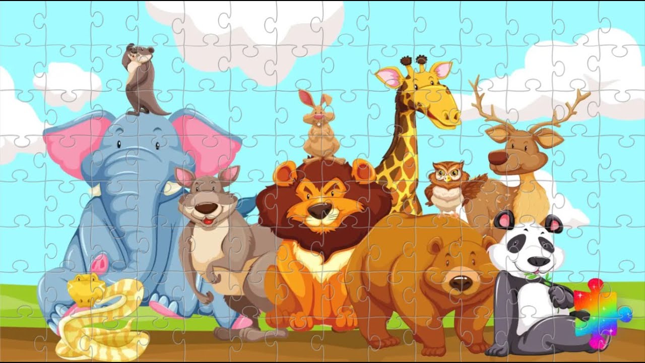 Animal Buddies - Jigsaw Puzzles for Kids - Puzzle Planet - YouTube