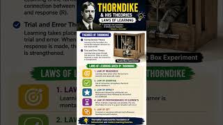 Exam me Pakka ayegi Throndike Theory #throndike #success #study #uptet #ctet #goals #cdp #exam #tet