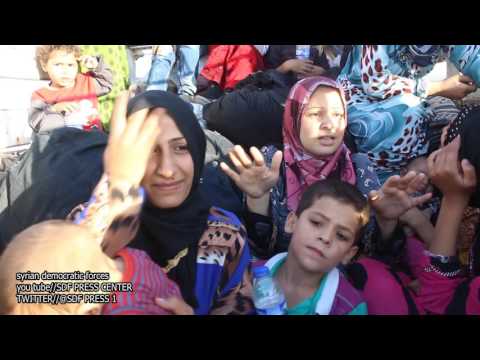 اهالي جاهزقوات مجلس منبج العسكري وفرقنا الخاصة انقذت 170 مدني من منبج اليوم