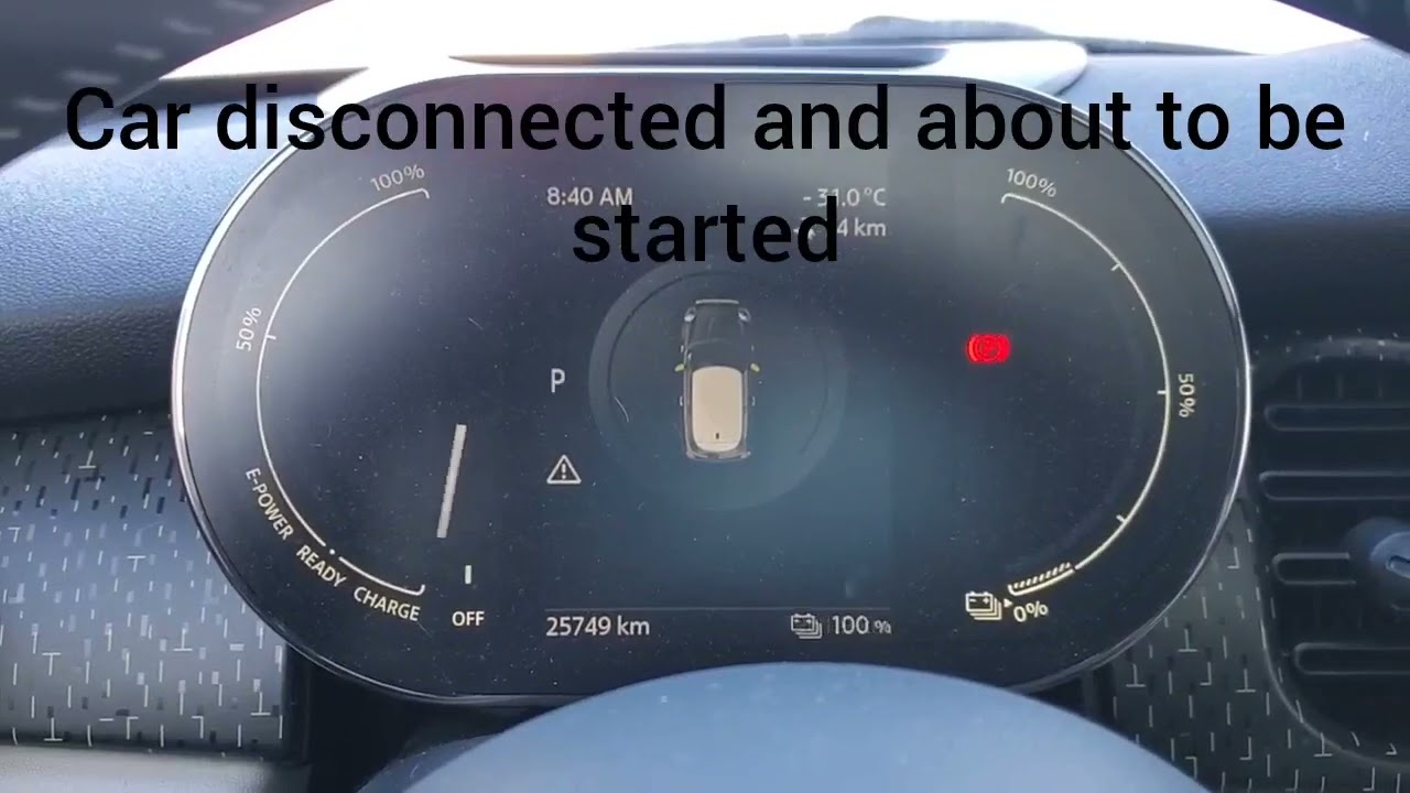 Mini cooper SE Extreme cold weather