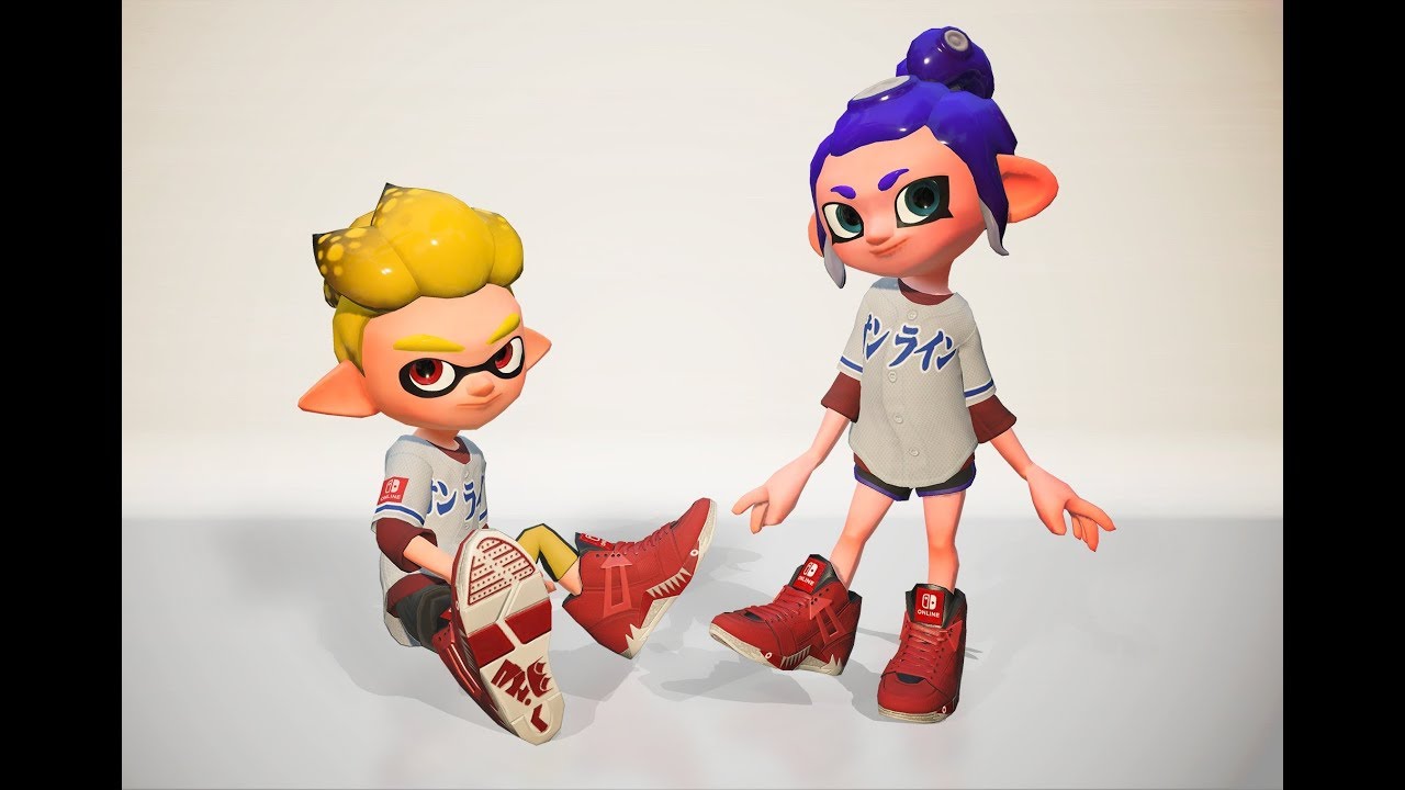 オンライン限定ギア受け取り 試着 Splatoon2 スプラトゥーン2 Youtube