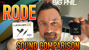 RODE WIRELESS GO II vs RODE LAVALIER GO - SOUND TEST