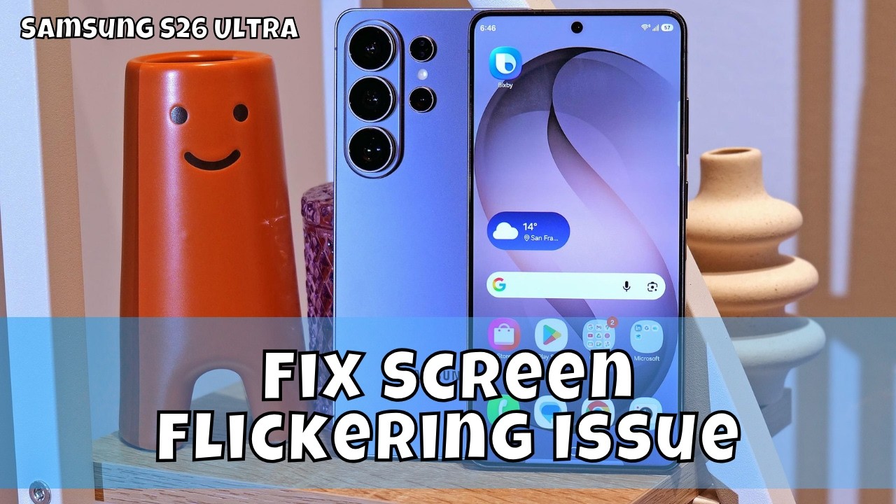 Fix Screen Flickering Issue on Samsung Galaxy S26 Ultra - YouTube